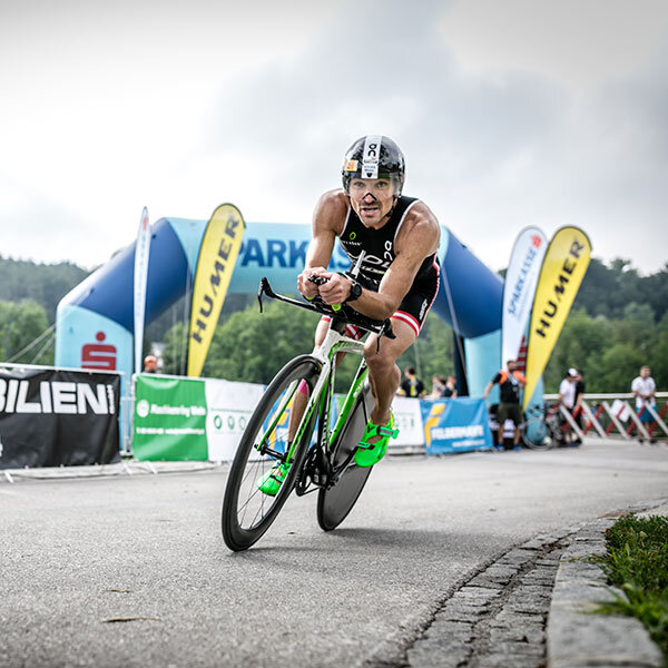 Gerald Will beim Radfahren