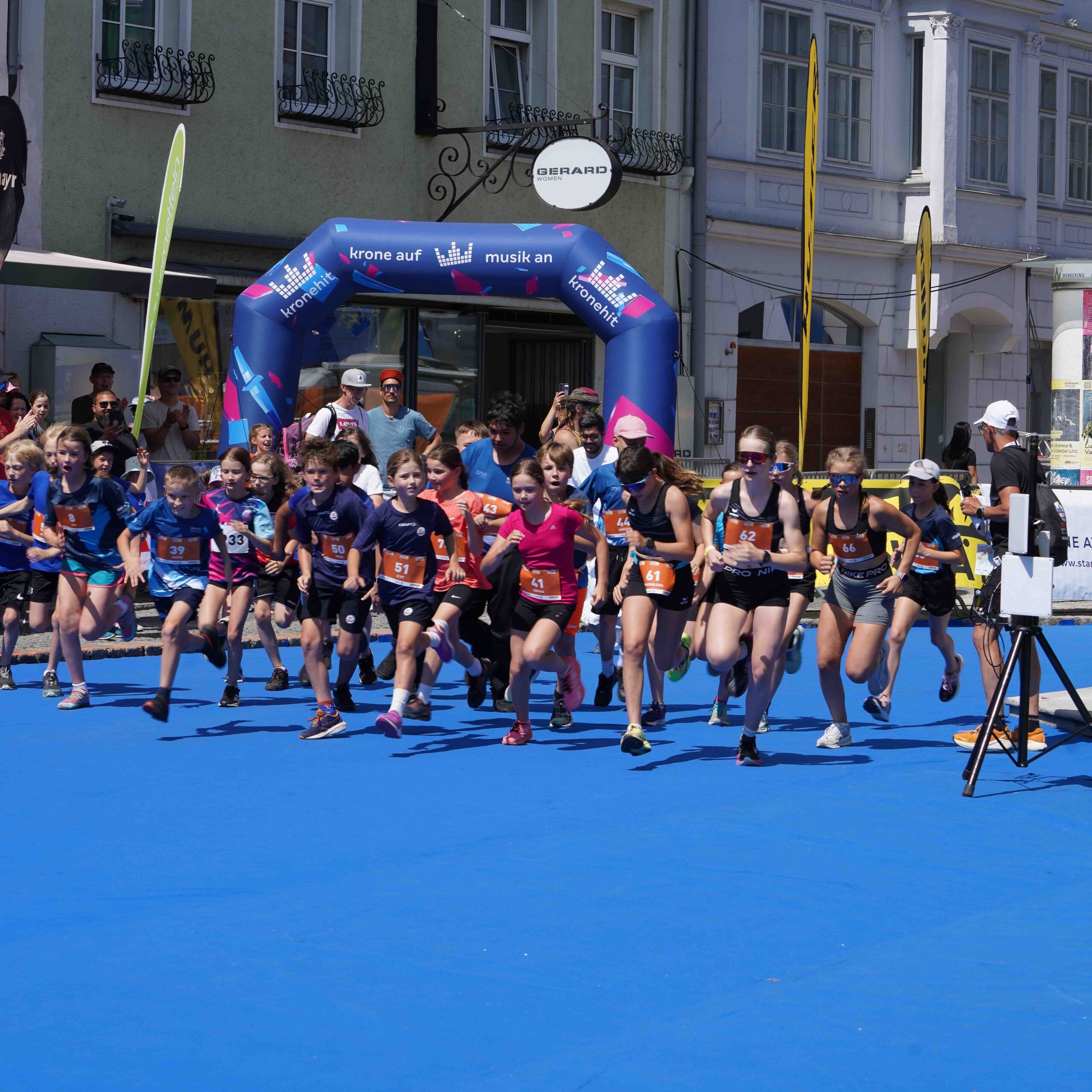 Start beim Kids Run in Wels